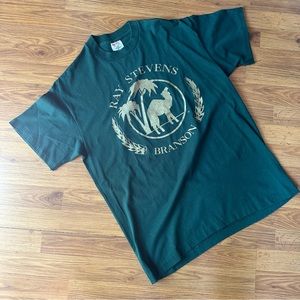 Men’s Women’s Green Ray Stevens‎ Branson Tee Shirt
